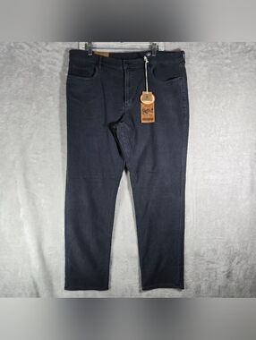 Faherty Stretch Terry 5 Pocket Pant Navy Blue Size 38x32 NWT Garment Dyed